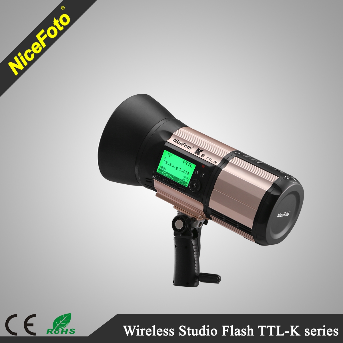 Đèn ngoại cảnh NiceFoto K8 800W HSS TTL Photoviet